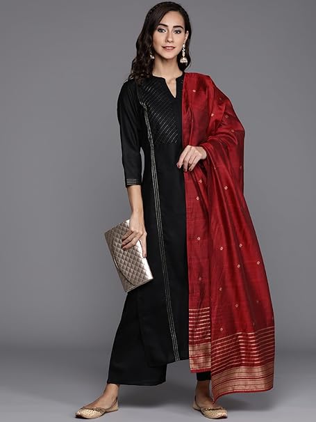 LIBAS  Women Pure Cotton Kurta Palazzo Set