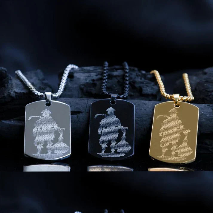Hanuman Chalisa pendant with chain (locket)