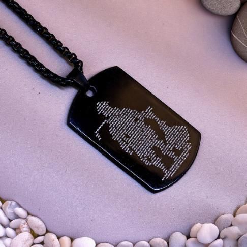 Hanuman Chalisa pendant with chain (locket)