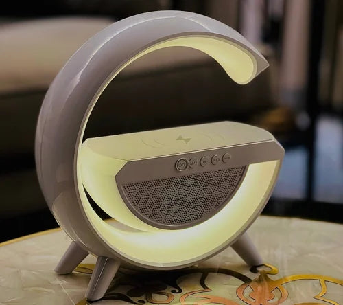 G-Shape LED Wireless Charging Speaker Lamp