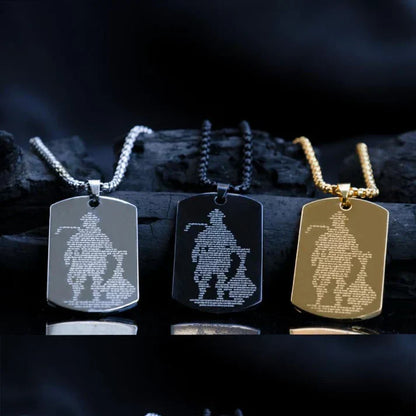 Hanuman Chalisa pendant with chain (locket)
