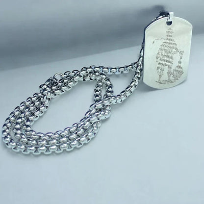 Hanuman Chalisa pendant with chain (locket)